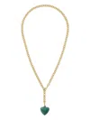 Roxanne Assoulin The Mini Puffy Heart-charm Necklace In Gold