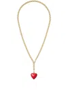 Roxanne Assoulin The Mini Puffy Heart Necklace In Gold