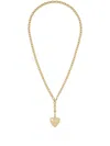 Roxanne Assoulin The Mini Puffy Heart Necklace In Gold