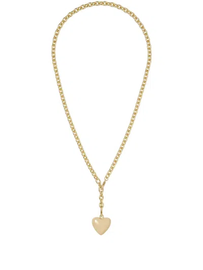 Roxanne Assoulin The Mini Puffy Heart Necklace In Gold