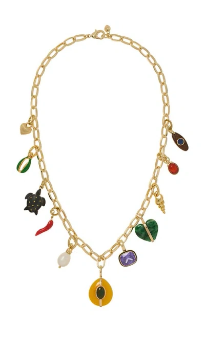 Roxanne Assoulin The Multi Charm Chain Necklace