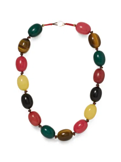 Roxanne Assoulin The Multi Pebble Necklace In Brown