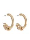 Roxanne Assoulin The Pavé Slider Hoop Earring In Gold