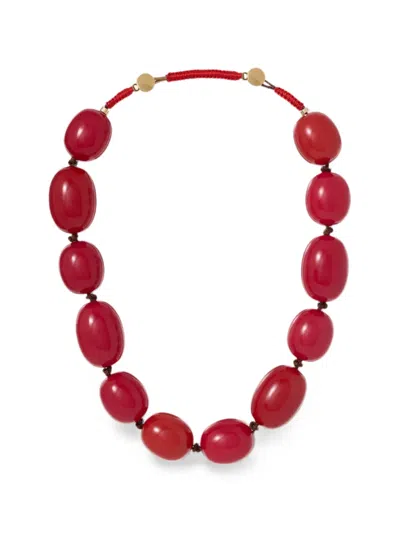 Roxanne Assoulin The Pebble Stone Necklace In Purple