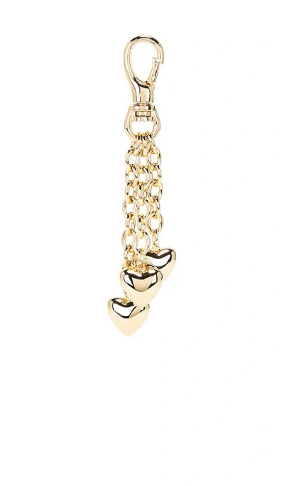 Roxanne Assoulin The Puffy Heart Bag Charm In Gold