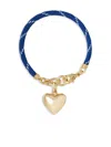 Roxanne Assoulin The Puffy Heart Cord Bracelet In Gold