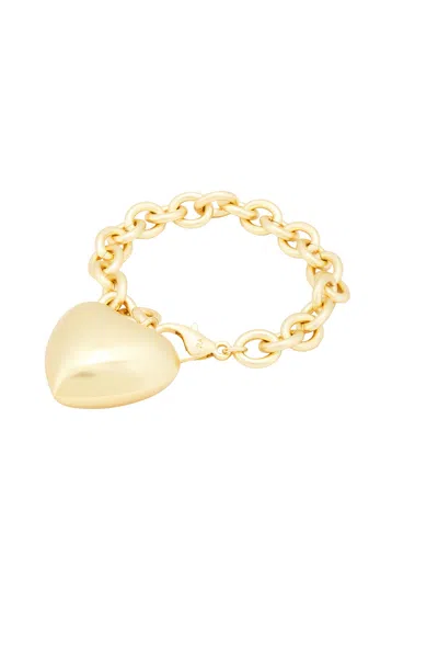 Roxanne Assoulin The Puffy Heart Gold Bracelet