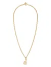 Roxanne Assoulin The Puffy Initial Pendant Necklace In 金色