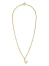 Roxanne Assoulin The Puffy Initial Necklace In 金色