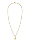 Roxanne Assoulin The Puffy Initial Pendant Necklace In Gold