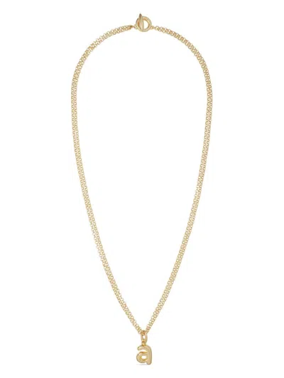 ROXANNE ASSOULIN THE PUFFY INITIAL NECKLACE