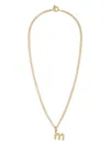 Roxanne Assoulin The Puffy Initial Pendant Necklace In Gold