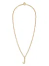 Roxanne Assoulin The Puffy Initial Pendant Necklace In Gold