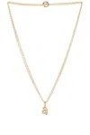 Roxanne Assoulin The Puffy Initial Necklace In Shiny Gold