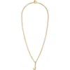 Roxanne Assoulin The Puffy Initial Pendant Necklace In Gold J