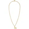 Roxanne Assoulin The Puffy Initial Pendant Necklace In Gold M
