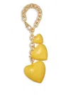 Roxanne Assoulin The Puffy Tripple Heart Bag Accessory In Gold