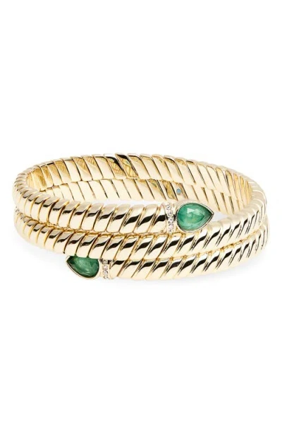 Roxanne Assoulin The Wraparound Cobra Bracelet In Gold