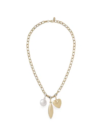 Roxanne Assoulin Token Charm-detail Necklace In Gold