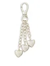 Roxanne Assoulin Triple Heart Charm Keychain