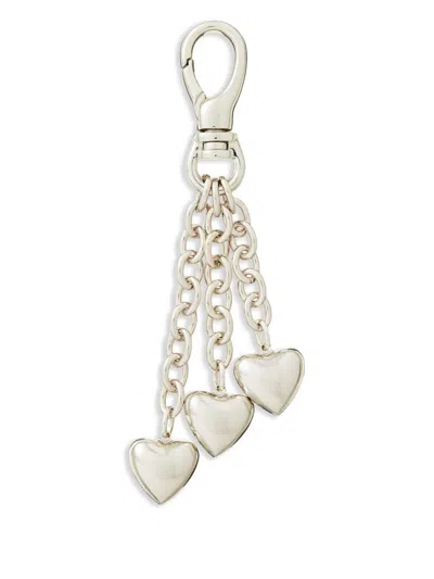 Roxanne Assoulin Triple Heart Charm Keychain