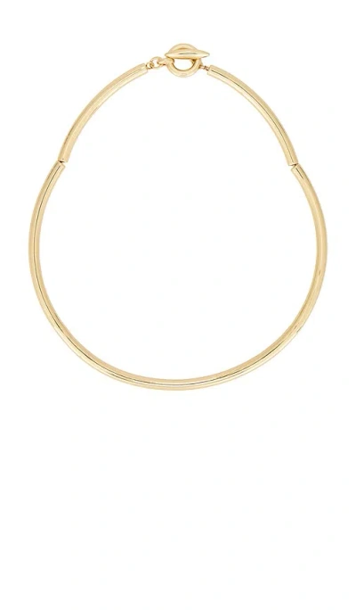 Roxanne Assoulin Tubular Collar Necklace In Gold