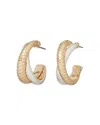 Roxanne Assoulin Two-tone Double Cobra Small Hoop Earrings