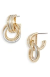 Roxanne Assoulin Two-tone Link Earrings In Gold