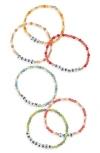 Roxanne Assoulin Wish You Set Of 8 Bracelets In Multi