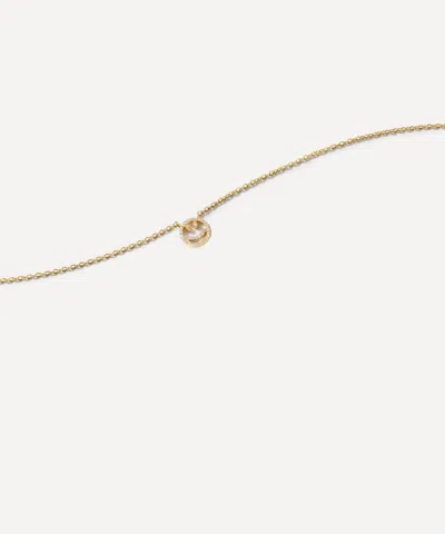 Roxanne First 14ct Gold Happy Face Pendant Necklace