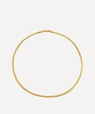 Roxanne First 14ct Gold Reversible Snake Chain Necklace