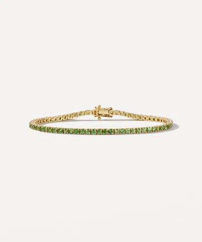 Roxanne First 14ct Gold Tsavorite Tennis Bracelet
