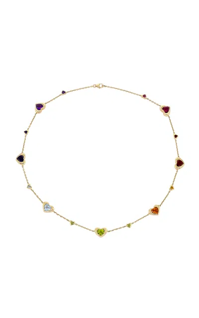 Roxanne First 14k Yellow Gold Cupid's Chokehold Necklace In Metallic