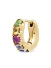 Roxanne First 14k Yellow Gold Rainbow Sapphire Single Earring In Gold