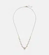 Roxanne First 14kt Gold Necklace With Diamonds And Sapphires In Gold