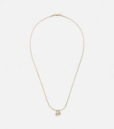 Roxanne First 14kt Gold Pendant Necklace With Diamonds