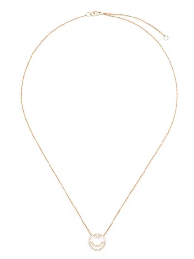 ROXANNE FIRST 14KT YELLOW GOLD SMILE DIAMOND NECKLACE