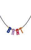Roxanne First 9k Yellow Gold Brat' Cord Necklace In Multi