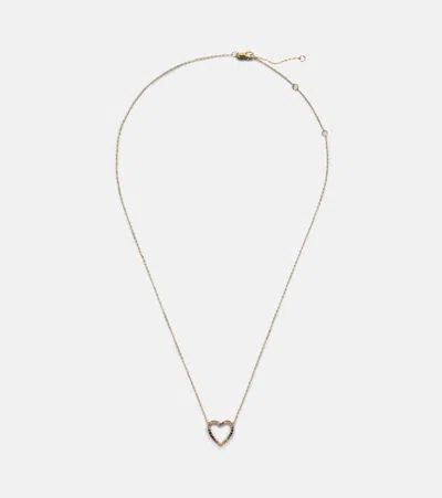 Roxanne First Heart 14kt Gold Necklace With Sapphires