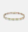 Roxanne First Heart 2 Heart 14kt Gold Bracelet With Gemstones