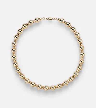 Roxanne First Puffy Pop 14kt Gold (585/1000) Necklace In White