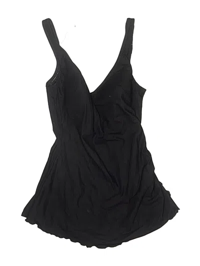 Pre-owned Roxanne Swimwear Swimsuit Top Black Swimwear