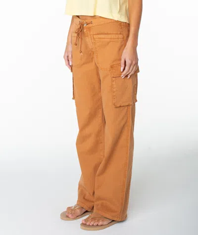 Roxy A La Cargo Drawstring Pants In Multi
