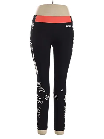 Pre-owned Roxy Active Pants In Black