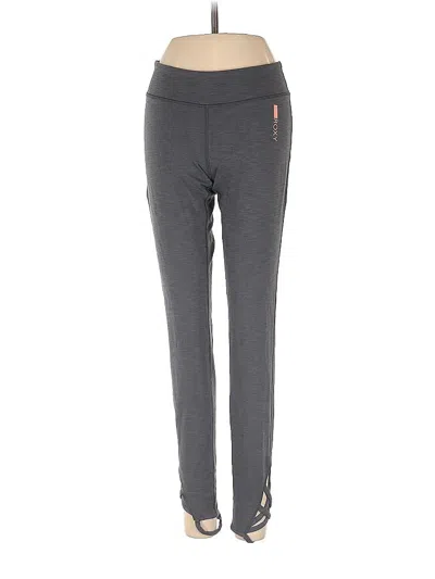 Pre-owned Roxy Active Pants In Gray