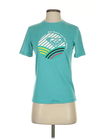 Pre-owned Roxy Active T-shirt In Blue