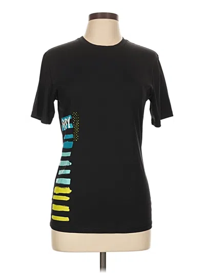 Pre-owned Roxy Active T-shirt In Black