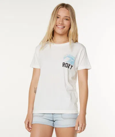 Roxy Adventures In Paradise Tee In White