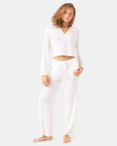 Roxy After Surf Cover Up Pant In White