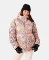 Roxy Alofted Puffy Jacket In Multi